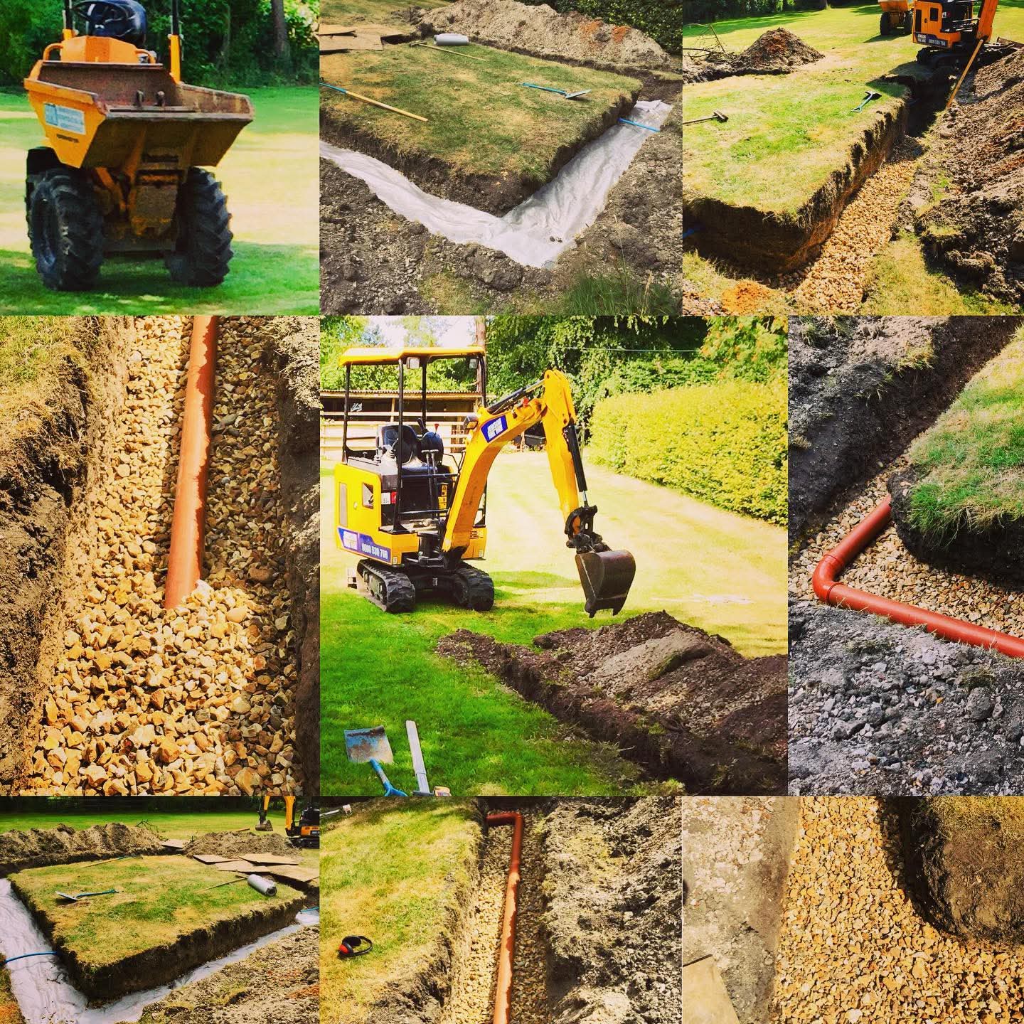 Septic tank drainage field replacement Sway, Hampshire